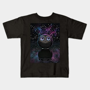 Galaxy owl Kids T-Shirt